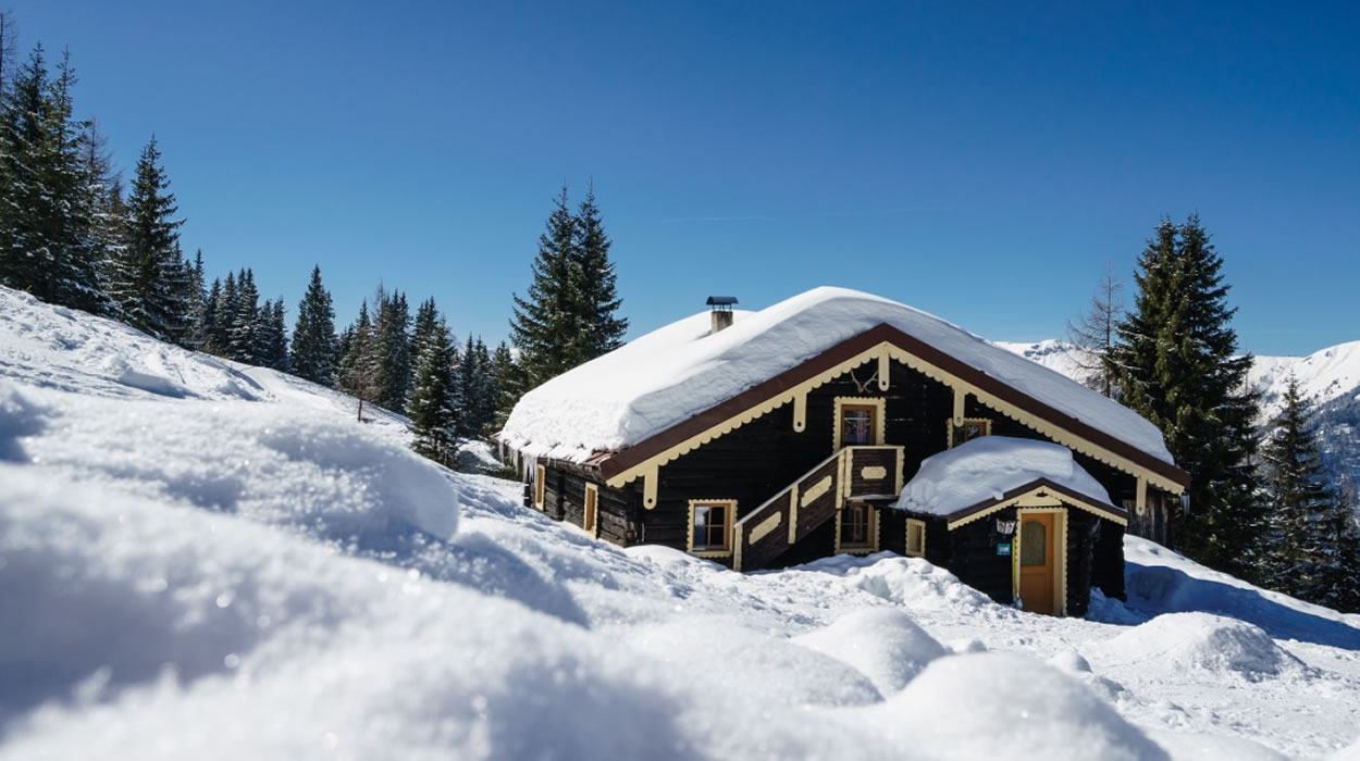 Firstwandhütte im Skigebiet Kleinarl, Selbstversorgerhaus für 13 oder 26 Personen